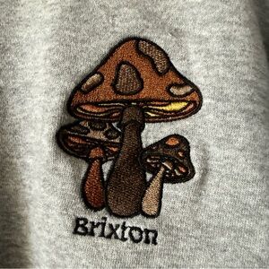 Brixton Heather Gray Crewneck Sweater